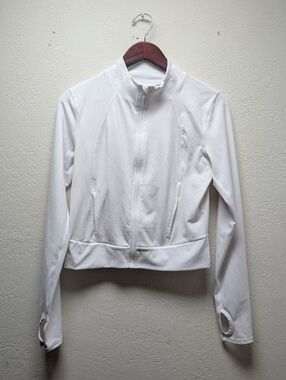 Yogalicious Lux Cross Train Everyday Half Zip Pullover Medium White 2024